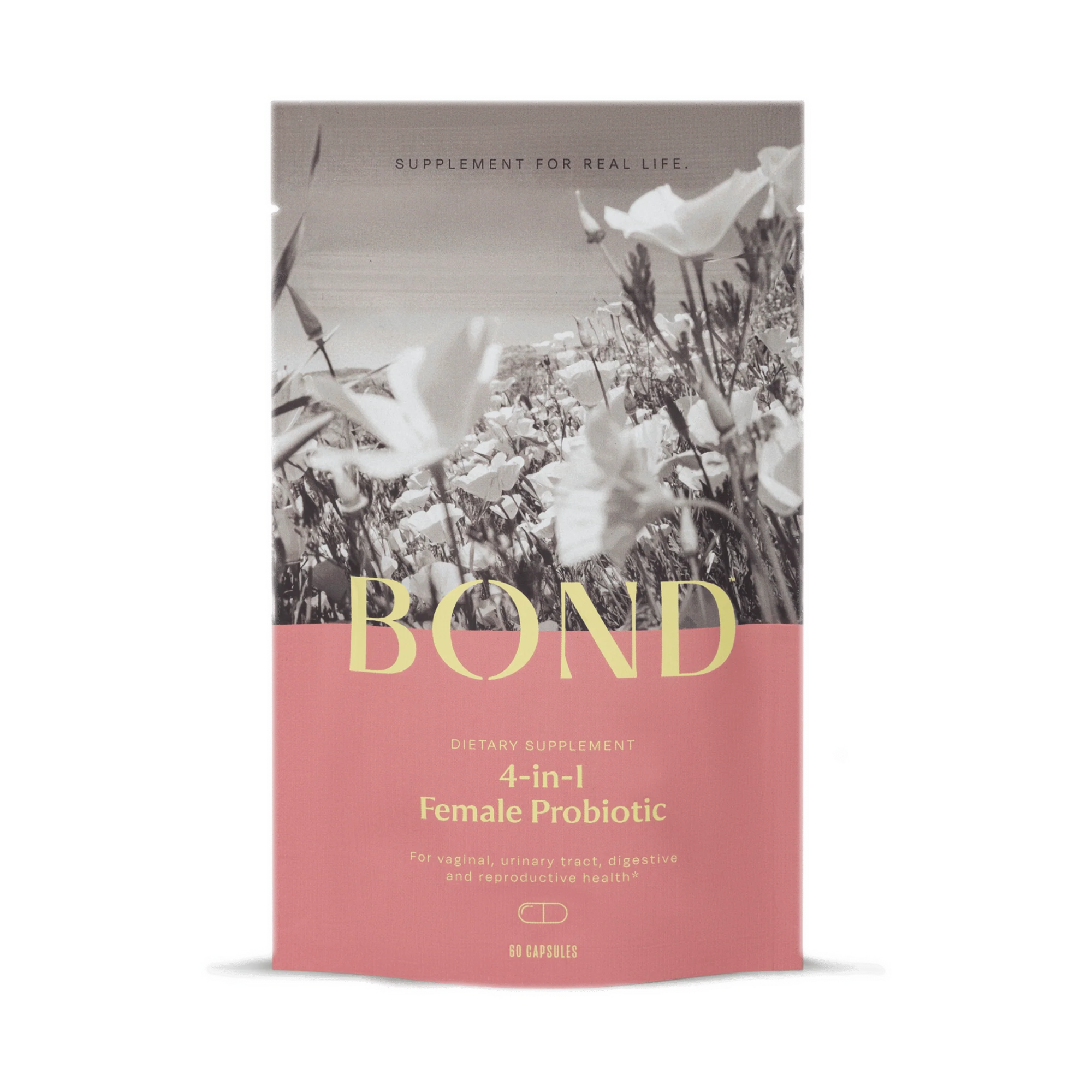 BOND 4-in-1 Female Probiotic vaginal urinary digestive health 60 capsules