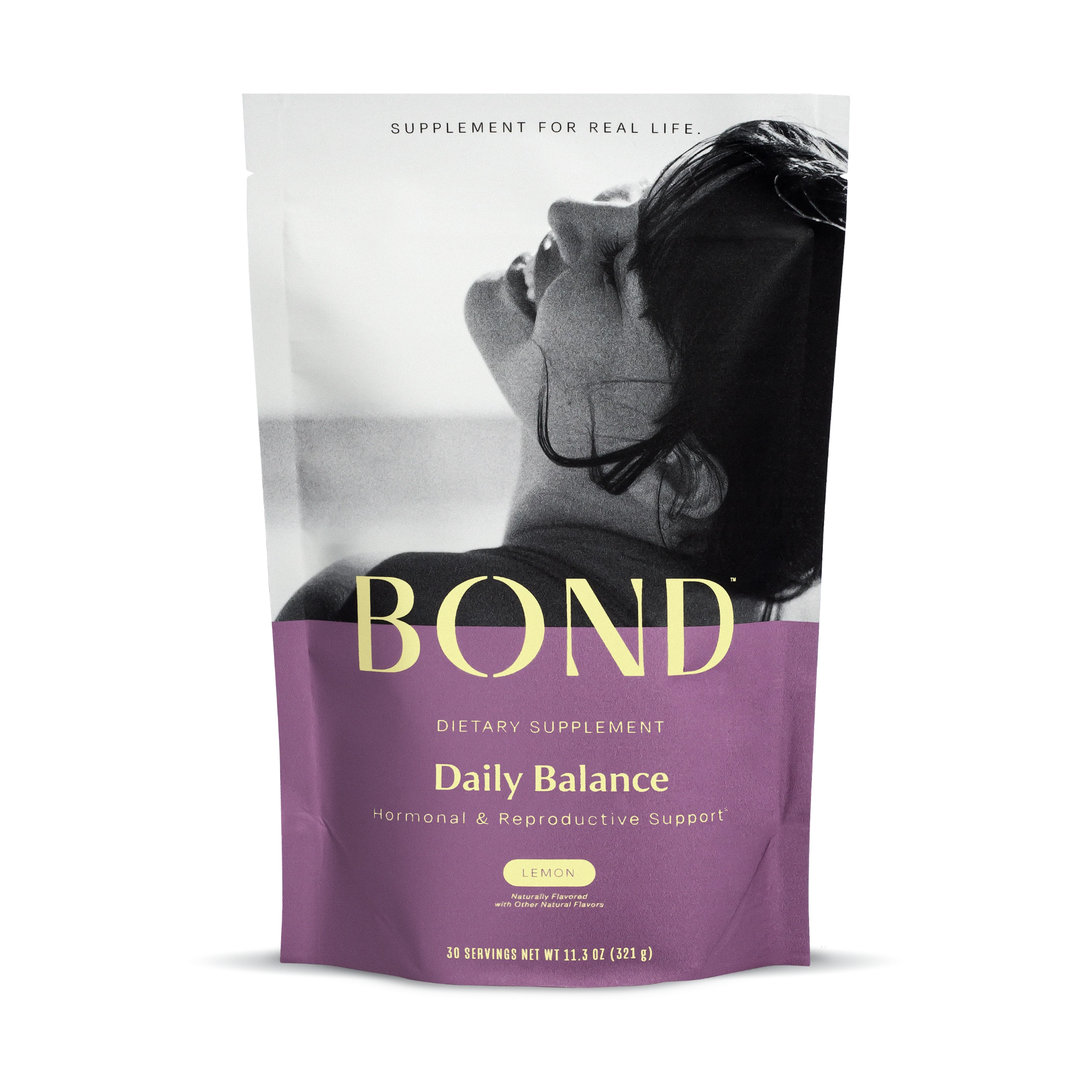 BOND Daily Balance hormone support supplement lemon powder 30 servings