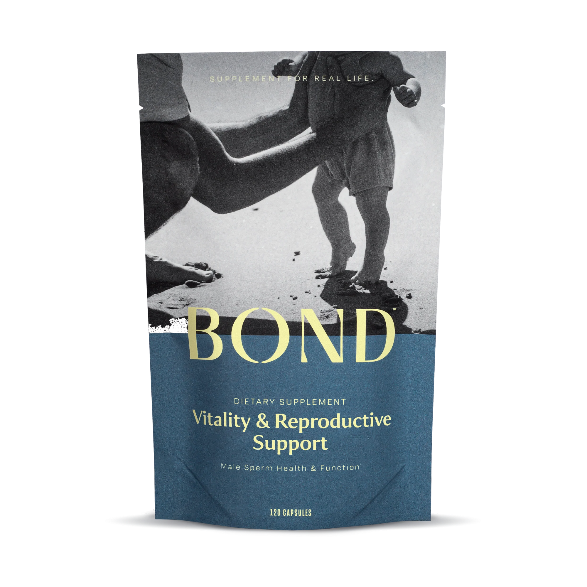 BOND Vitality Reproductive Support male sperm health supplement 120 capsules