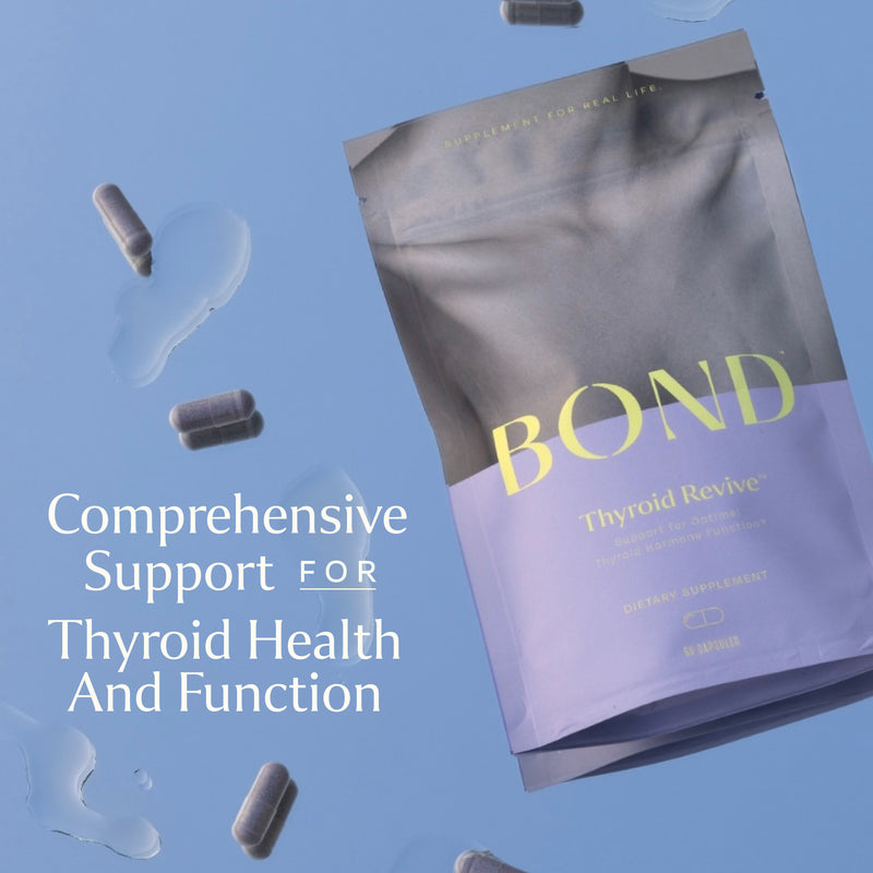 BOND Thyroid Revive capsules with Selenium Zinc and Ashwagandha