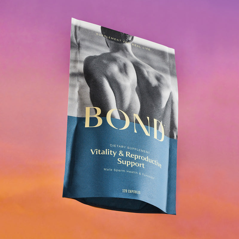 BOND Vitality and Reproductive Support supplement facts panel